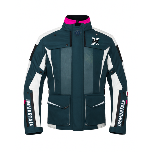 CHAMARRA IMMORTALE INNOVA MUJER DOBLE PROPÓSITO AZUL | SKU: IMINOWAZ-#