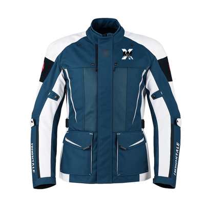 CHAMARRA IMMORTALE INNOVUS HOMBRE DOBLE PROPÓSITO AZUL/ROJO/BLANCO | SKU: IMINOMAZ-#