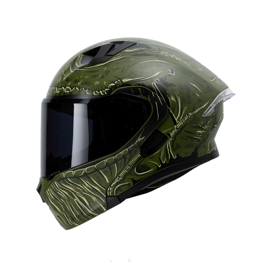 CASCO IMMORTALE 3120 SCARECROW VERDE | Incluye mica de regalo | SKU: IMMSCARVR-#