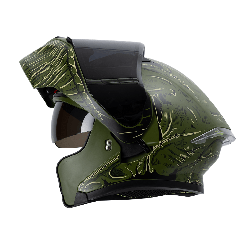 CASCO IMMORTALE 3120 SCARECROW VERDE | Incluye mica de regalo | SKU: IMMSCARVR-#