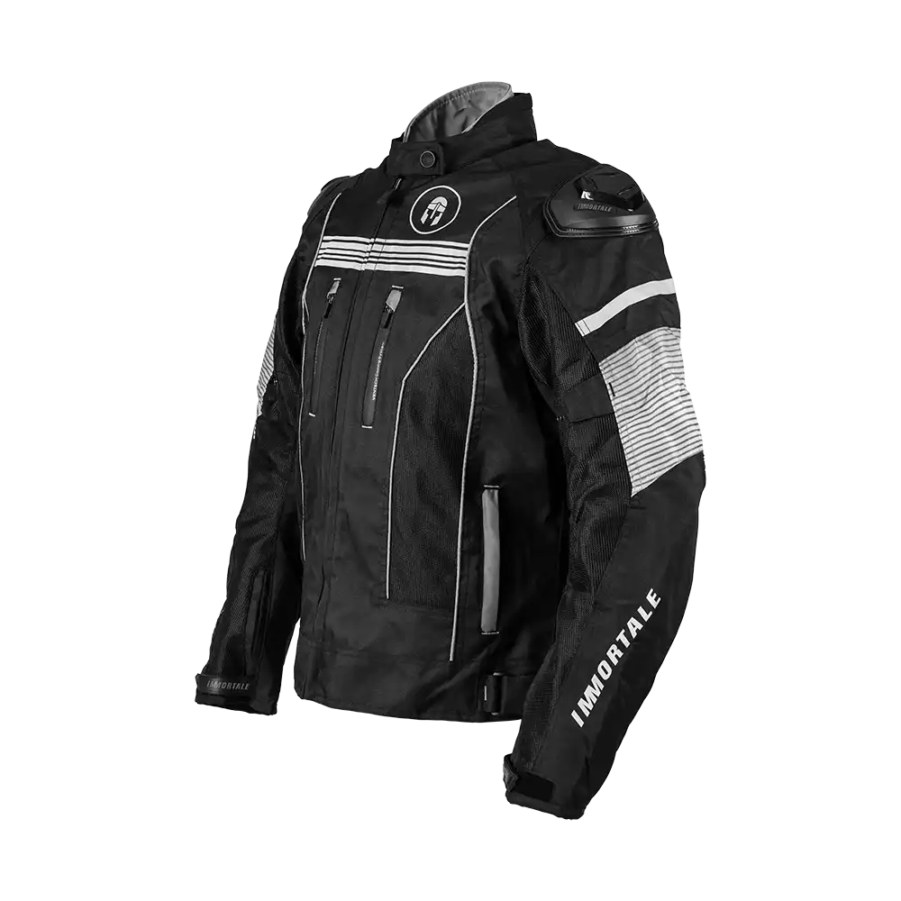 CHAMARRA IMMORTALE LUMINIA MUJER NEGRO/GRIS | SKU: IMLUMNG-#