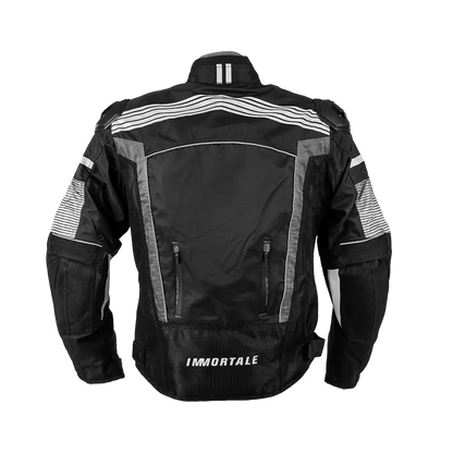 CHAMARRA IMMORTALE LUMINIA MUJER NEGRO/GRIS | SKU: IMLUMNG-#