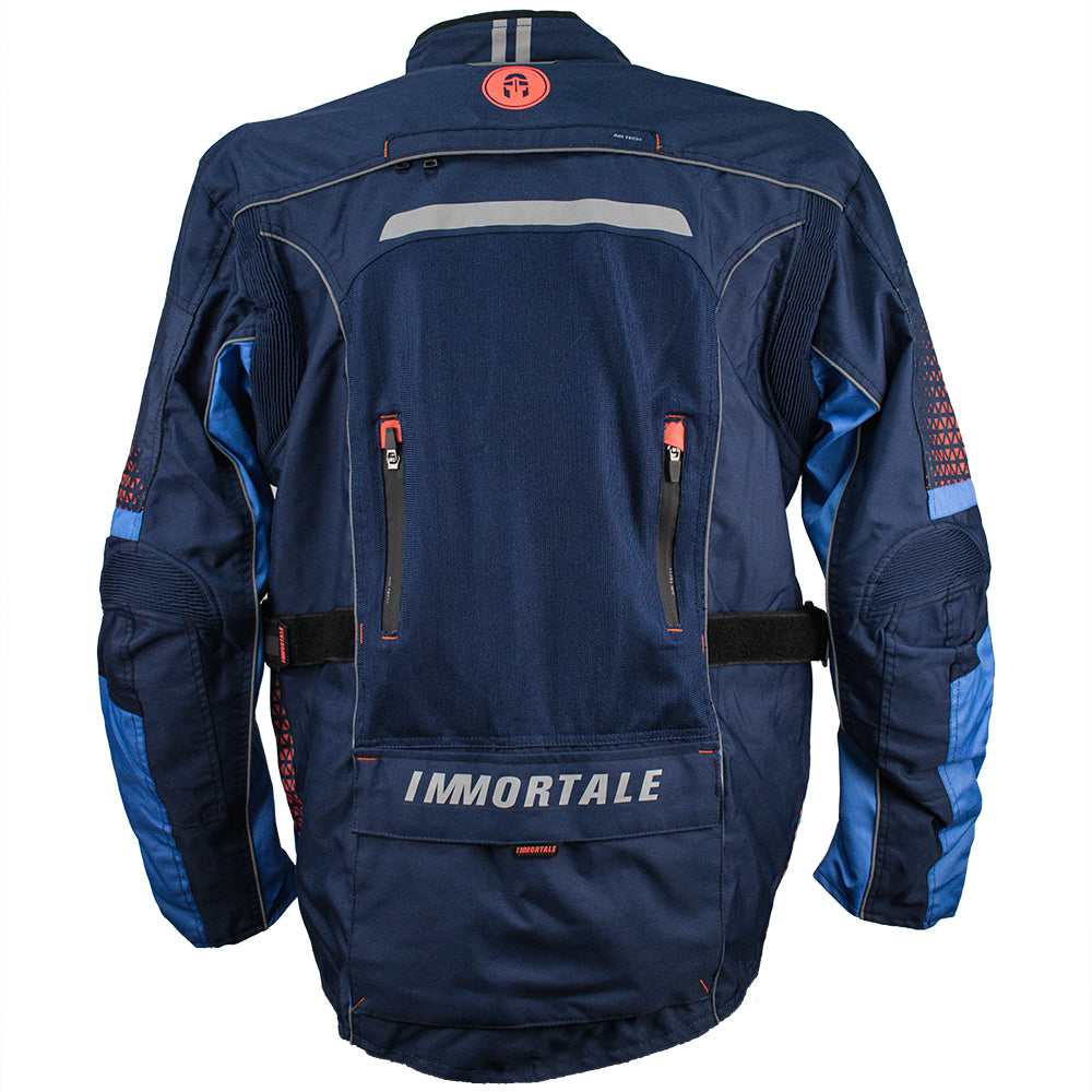 CHAMARRA IMMORTALE SPECTRA HOMBRE AZUL / NARANJA SKU: IMSPEHAZNA-#