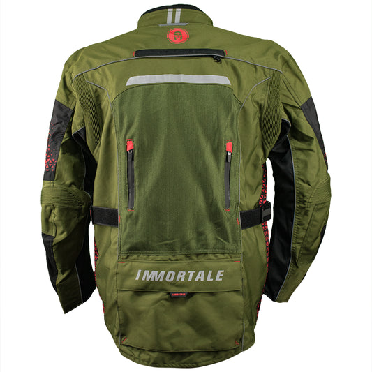 CHAMARRA IMMORTALE SPECTRA HOMBRE VERDE MILITAR / NARANJA / NEGRO SKU: IMSPEHVENA-#