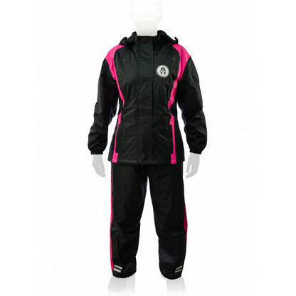 TRAJE IMPERMEABLE MUJER LUXIA ROSA/NEGRO SKU: IMLUXMPKBK-#