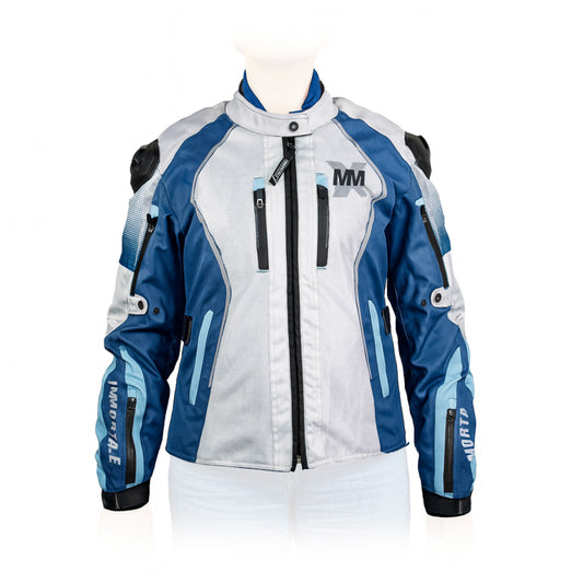 CHAMARRA IMMORTALE NEBULA MUJER AZUL / BLANCO SKU: IMNEMAZBL-#