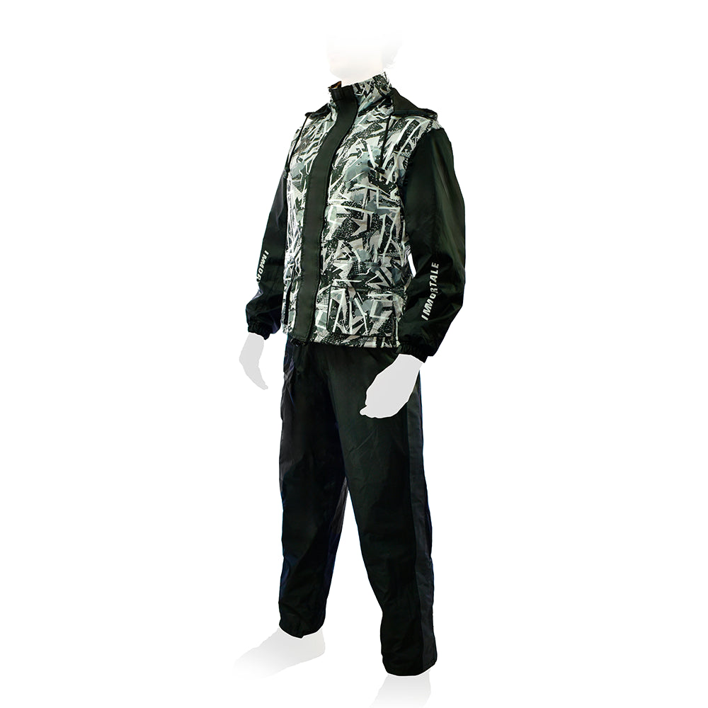 TRAJE IMPERMEABLE HOMBRE NEREA GRIS/NEGRO SKU: IMNERHGRBK-#