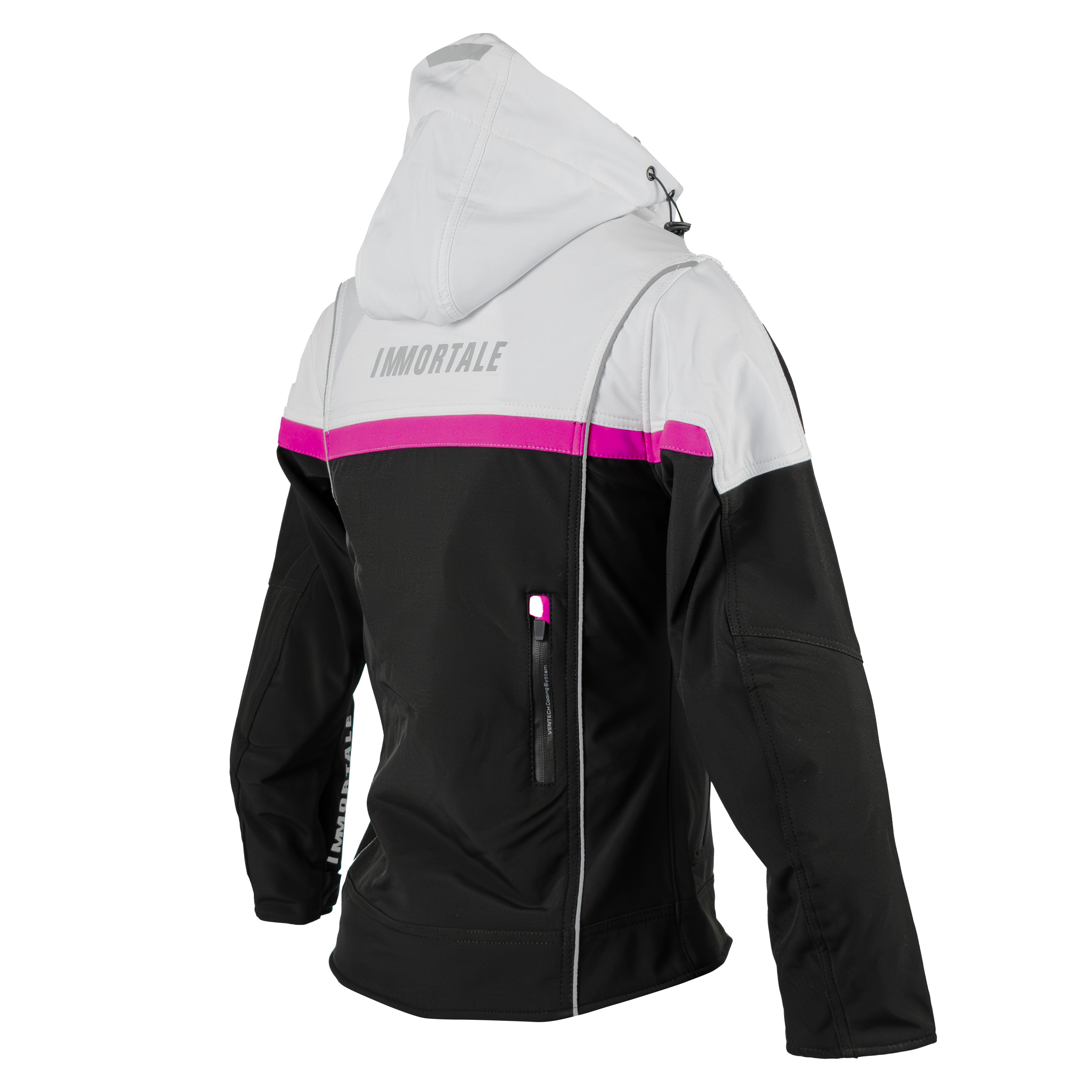 CHAMARRA IMMORTALE SIRELIA 2.0 NEGRO/ROSA/BLANCO | SKU: IMSIR2WPK-#