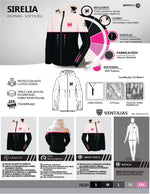 Load image into Gallery viewer, CHAMARRA IMMORTALE SIRELIA NEGRO/ROSA/BLANCO | SKU: IMSIRWPK-#
