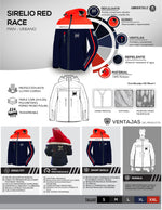 Load image into Gallery viewer, CHAMARRA IMMORTALE SIRELIA NEGRO/ROJO | SKU: IMSIRRCWR-#
