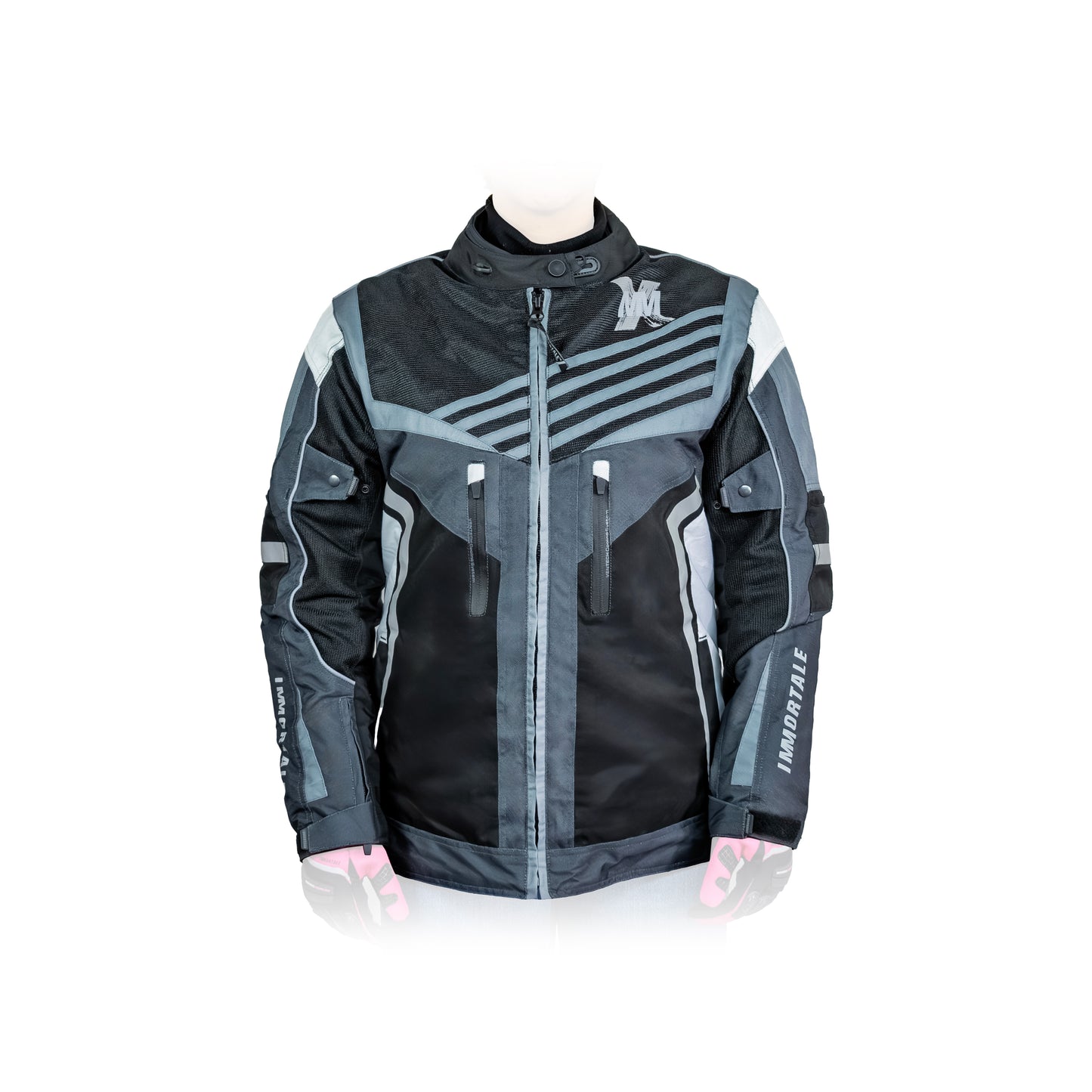 CHAMARRA IMMORTALE STELIA MUJER NEGRO / MORADO / / GRIS / BLANCO SKU: IMSTEMNEMOG-#