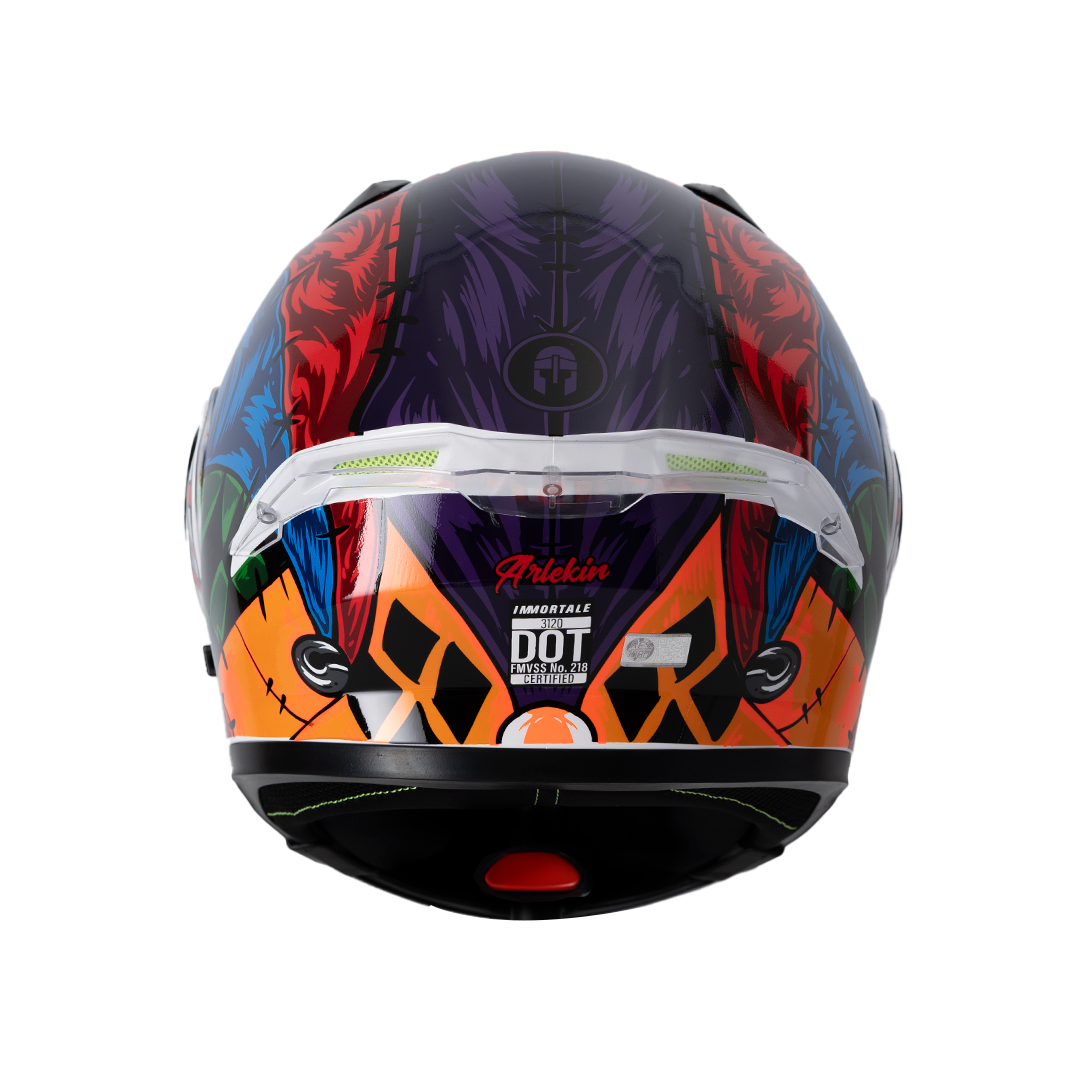 CASCO IMMORTALE 3120 ARLEKIN MULTICOLOR | Incluye mica de regalo | SKU: IMMARLQMU-#