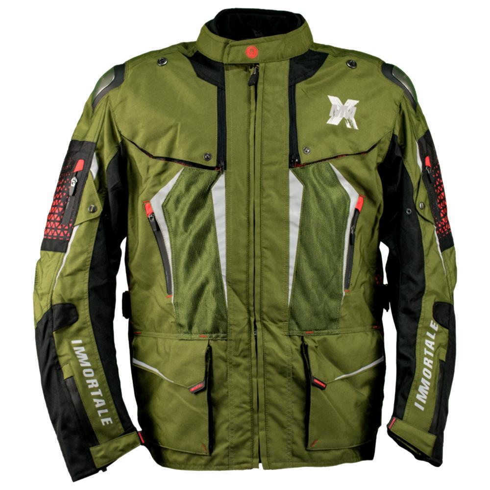 CHAMARRA IMMORTALE SPECTRA HOMBRE VERDE MILITAR / NARANJA / NEGRO SKU: IMSPEHVENA-#