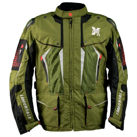 CHAMARRA IMMORTALE SPECTRA HOMBRE VERDE MILITAR / NARANJA / NEGRO SKU: IMSPEHVENA-#