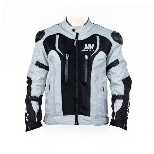 CHAMARRA IMMORTALE CODEC HOMBRE GRIS / NEGRO SKU: IMCODHGRNE-#