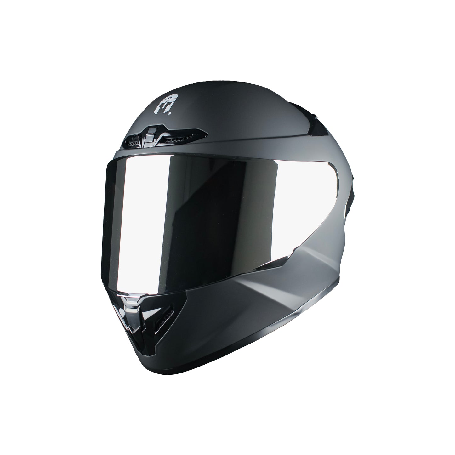 CASCO IMMORTALE KALIUM NEGRO MATE CON ALERON ROJO VISOR NEGRO | SKU: IMKALINERO-#
