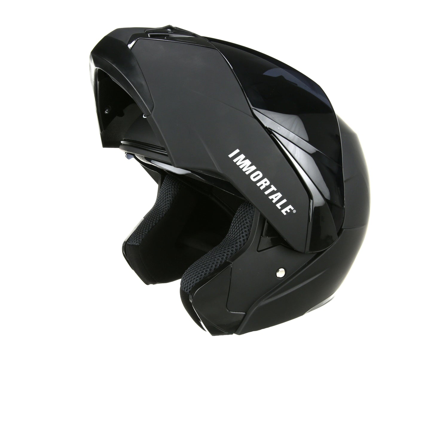 CASCO ABATIBLE IMMORTALE ROBIN | VISOR NEGRO | SKU: IMROBBLKM-#