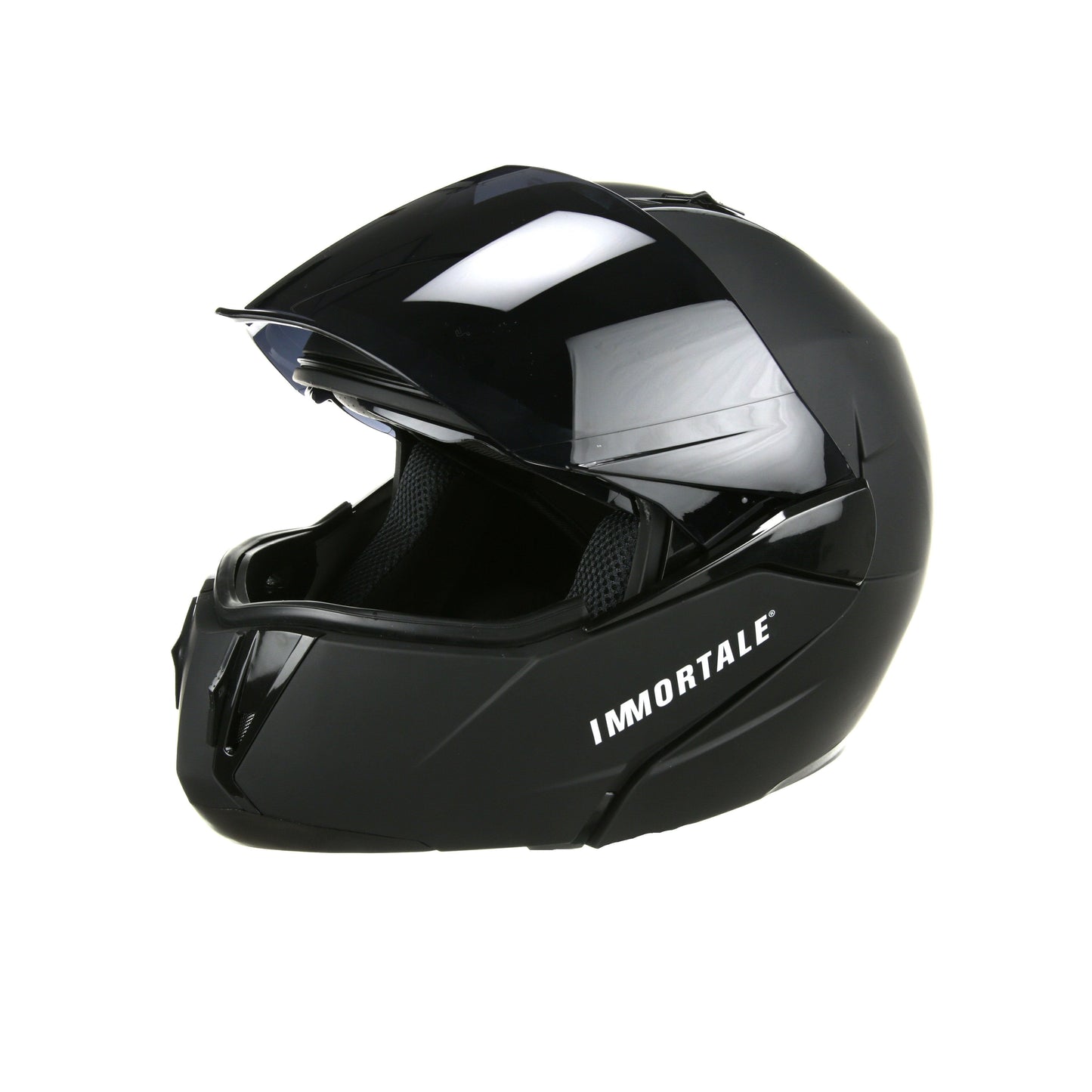CASCO ABATIBLE IMMORTALE ROBIN | VISOR NEGRO | SKU: IMROBBLKM-#