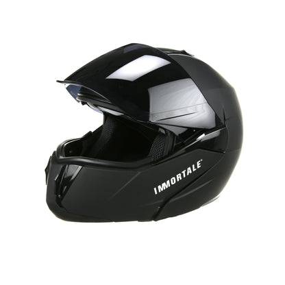 CASCO ABATIBLE IMMORTALE ROBIN | VISOR NEGRO | SKU: IMROBBLKM-#