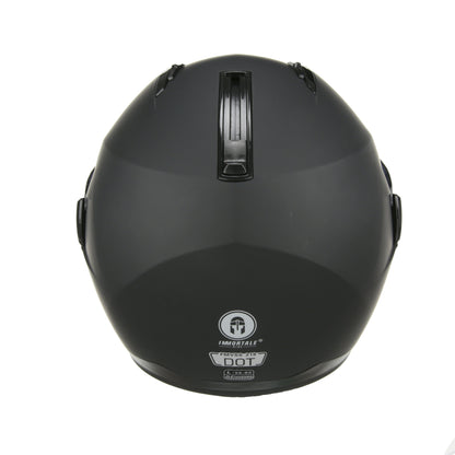 CASCO ABATIBLE IMMORTALE ROBIN | VISOR NEGRO | SKU: IMROBBLKM-#