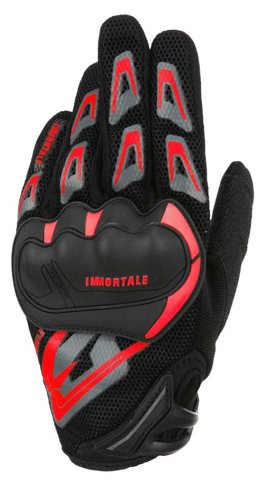 GUANTE IMMORTALE REBEL | NEGRO/ROJO | SKU: IMBASRED-