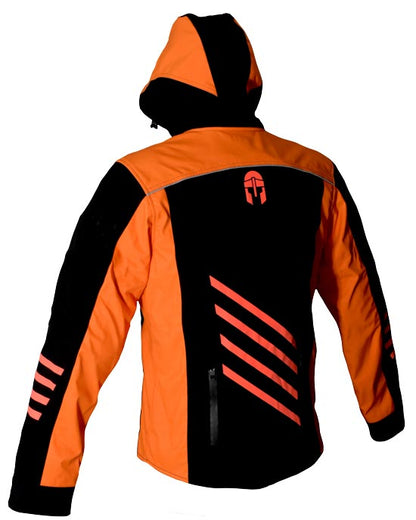 CHAMARRA IMMORTALE URBAN CON GORRO NEGRO/NARANJA | SKU: IMURORG-