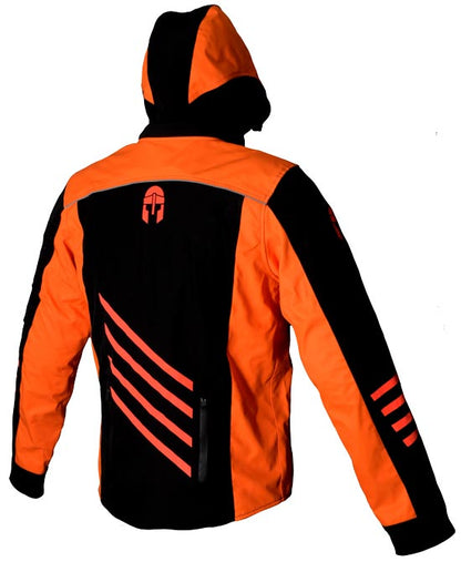 CHAMARRA IMMORTALE URBAN CON GORRO NEGRO/NARANJA | SKU: IMURORG-