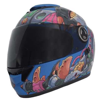 CASCO IMMORTALE DRAGO VISOR SMOKE MULTI | SKU: IMDRAGPURPVS-#