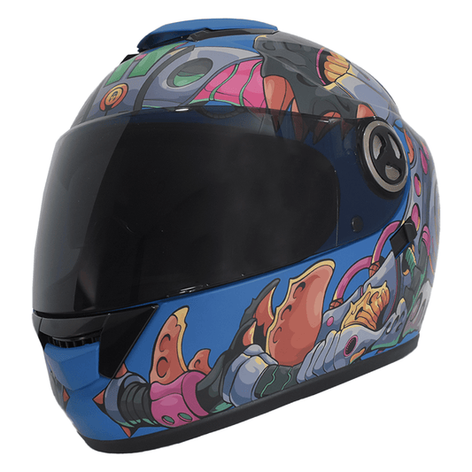 CASCO IMMORTALE DRAGO VISOR SMOKE MULTI | SKU: IMDRAGPURPVS-#