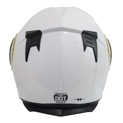 CASCO ABATIBLE IMMORTALE 3300 ENS BLANCO BRILLANTE (LISO) CERTIFICACIÓN DOT | IM3300BMMSM-#