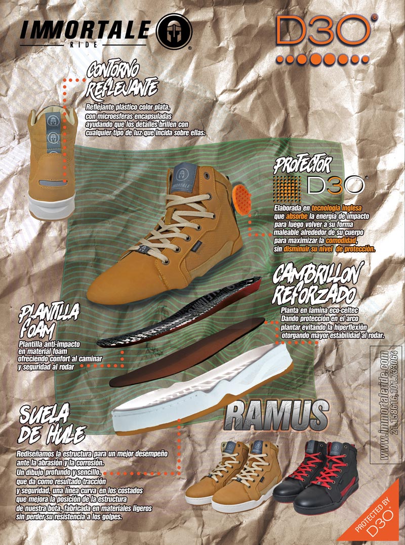BOTA IMMORTALE RAMUS CAMEL CABALLERO | SKU: IMRAMCAMCB-