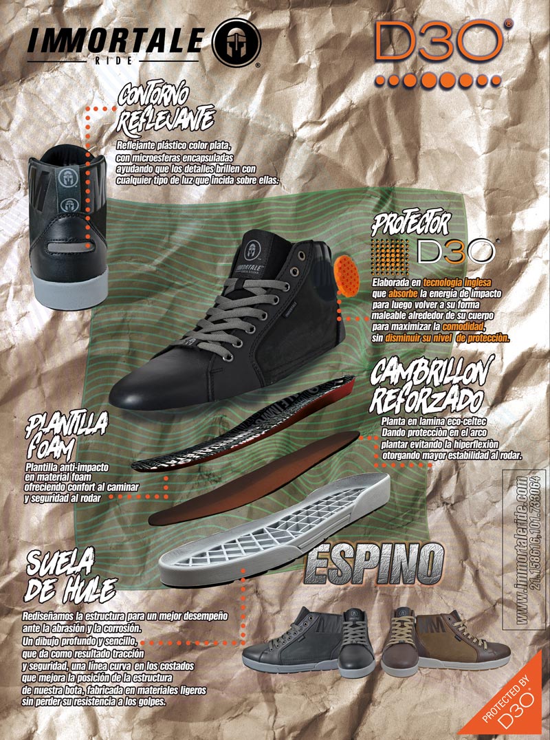 BOTA IMMORTALE ESPINO CABALLERO CAFE | SKU: IMESPCFCB-